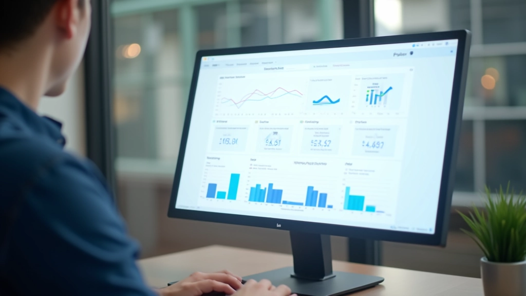 Tableau de bord analytique montrant les métriques de conversion d'un tunnel de vente