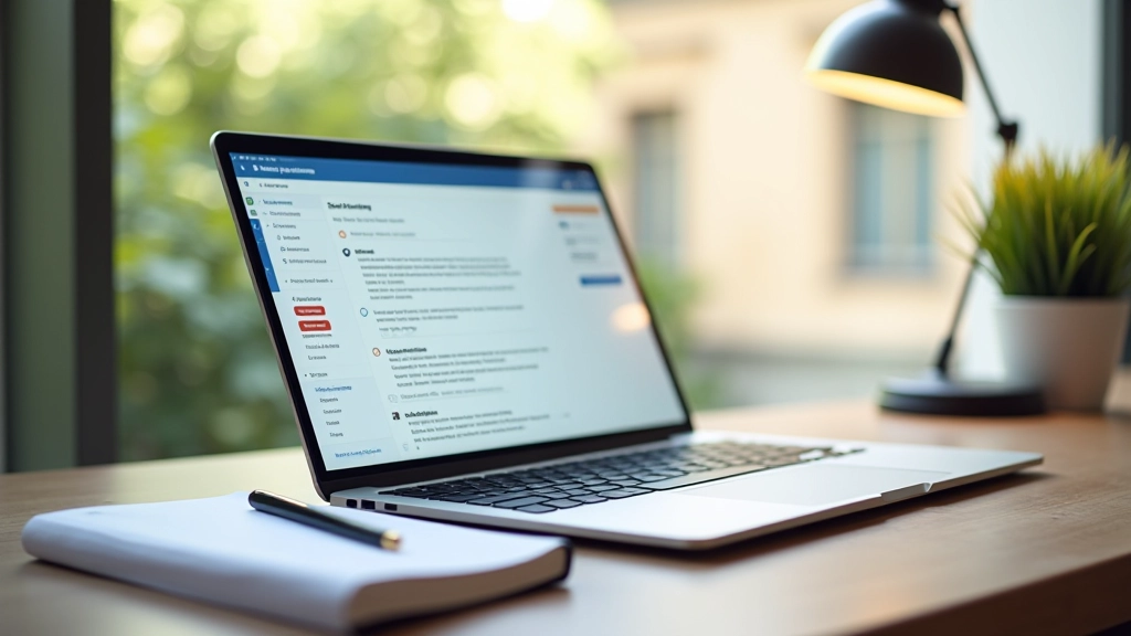 Ordinateur portable affichant une campagne de marketing par email avec une séquence de messages automatisés